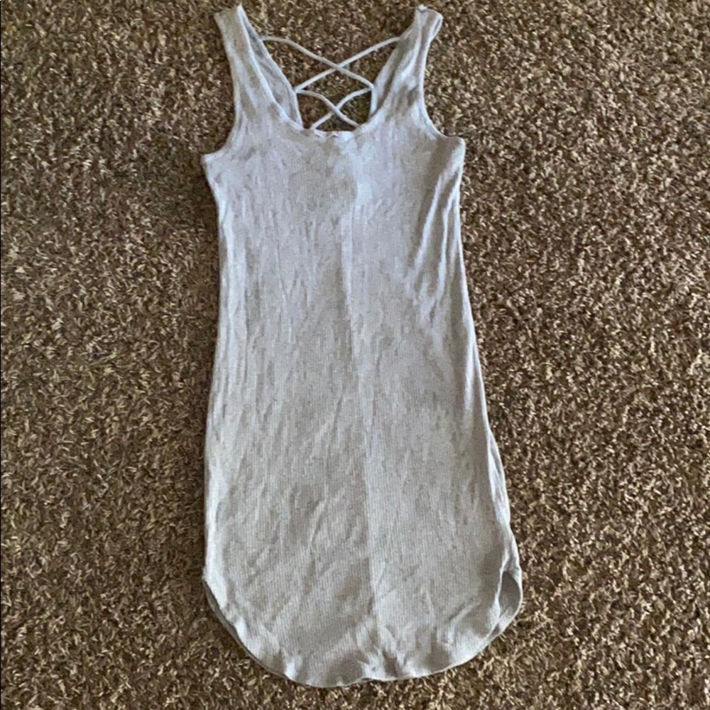 Grey mini dress